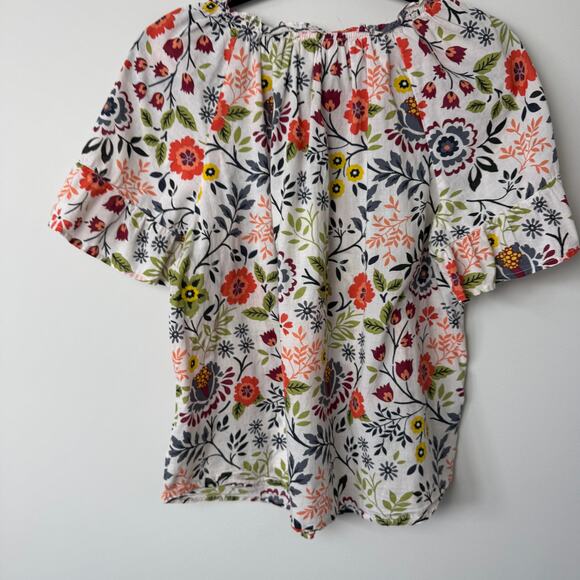 Velvet by Graham & Spencer Lucy Floral Boho Blouse Size Medium - Picture 8 of 9